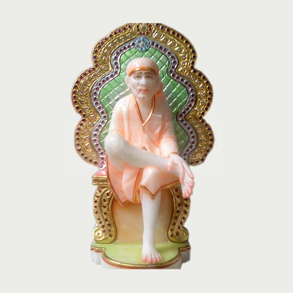 Saibaba with Singhasan