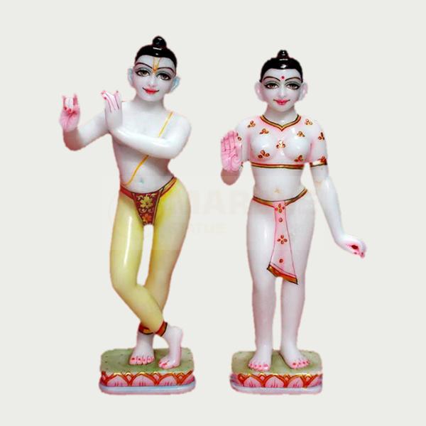 Exquisite Radha Krishna Statue