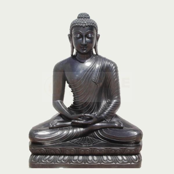 Black Stone Buddha