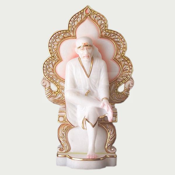 Sai Baba with Singhasan