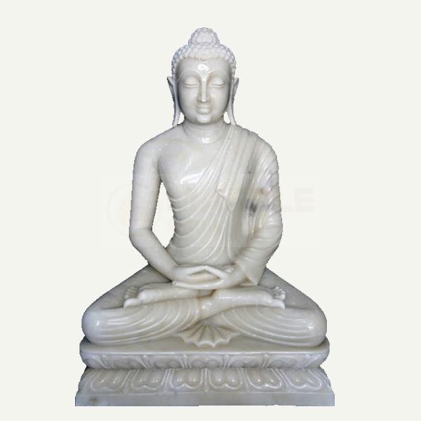 White Buddha Statue